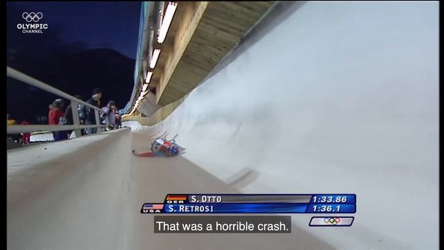 Germany's Sylke Otto is a two-time Olympic gold Medallist in luge смотреть онлайн