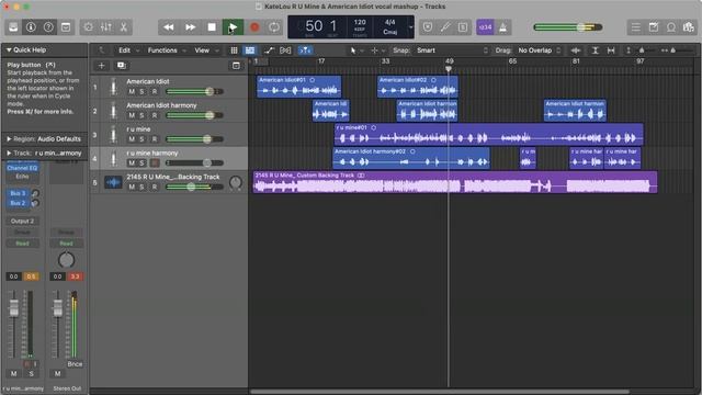 KateLou - American Idiot (Green Day) & R U Mine (Artic Monkeys) vocal mashup Logic Pro X 09/07/2021 смотреть онлайн