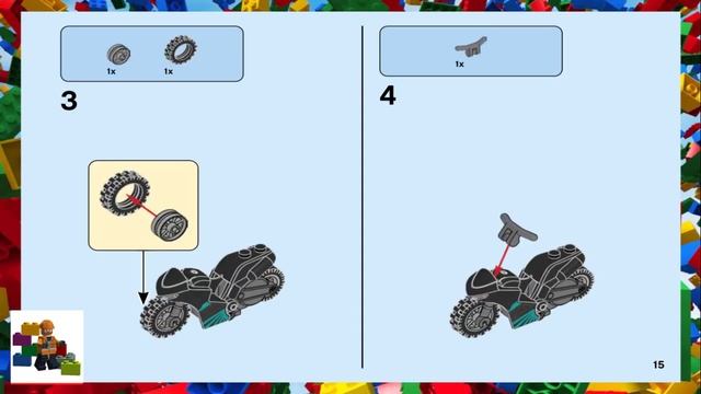 LEGO instructions - City - Stuntz - 60294 - Stunt Show Truck (Book 1) смотреть онлайн