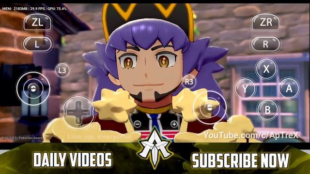Pokemon Sword And Shield On Android | Egg NS Emulator 3.0.3 Touch Controls Gameplay смотреть онлайн
