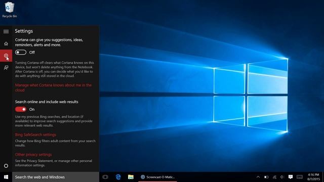 How to Configure the Search Box in Windows 10 смотреть онлайн