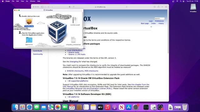 Installing VirtualBox on Intel Based Mac OS смотреть онлайн