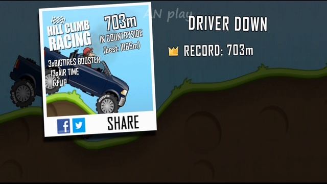 Hill Climb Racing - Gameplay Walkthrough Part 1 - Jeep (iOS, Android) TapGameplay