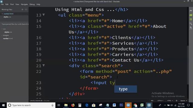 Transparent Navbar With Submit Button In Html Css | Navbar With Submit Button Transparent Backgroun смотреть онлайн
