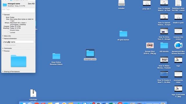 How To Rename A Folder On Mac OS X - 2016 смотреть онлайн