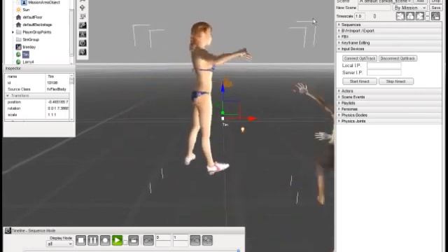 Microsoft Kinect mocap into Torque3D via Ecstasy Motion смотреть онлайн