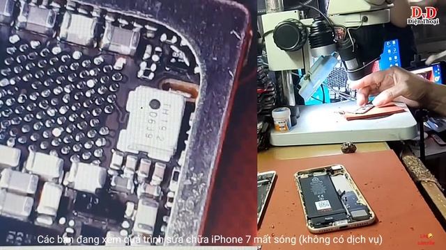 iPhone 7 mất sóng không có dịch vụ, mất vi trình modem , mất imei смотреть онлайн