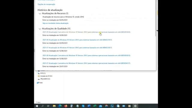 Erro impressora em rede causadas pelas KB5005565 e KB5006670. Leia a descrição. смотреть онлайн