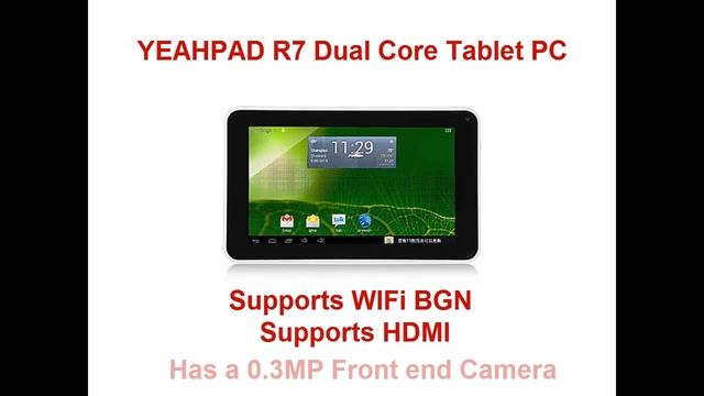Yeahpad R7 Dual Core Android 4.1.1 Tablet PC смотреть онлайн
