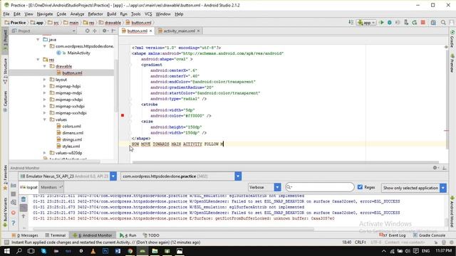 Transparent Circle With Border - Android Tutorial смотреть онлайн