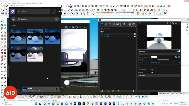 V-RAY 5 FOR SKETCHUP | 12 V-RAY HDRI DOME LIGHT смотреть онлайн