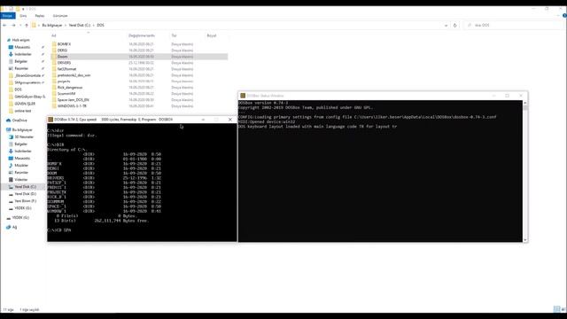 DOSBox Kurulumu | Eski Dos Oyunları Windows10'da Nasıl Oynanır? смотреть онлайн