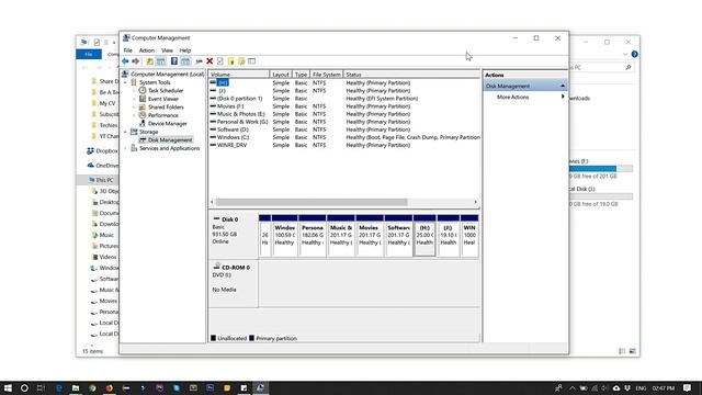 How to merge two partitions in windows 7/8/8.1/10. смотреть онлайн