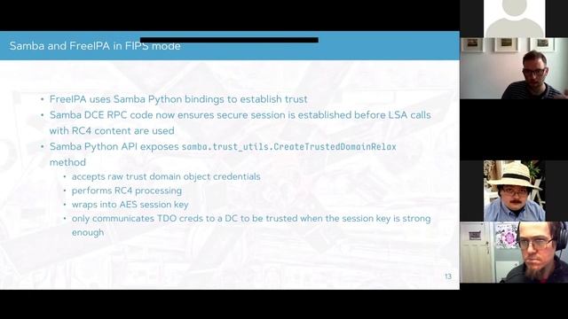 sambaXP 2021: Life without NTLM or how to trust in FIPS смотреть онлайн