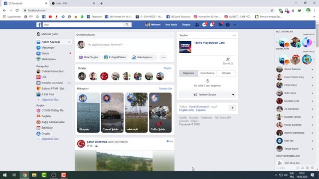 Bilgisayar'dan Facebook Canlı Yayın Yapma (OBS) смотреть онлайн