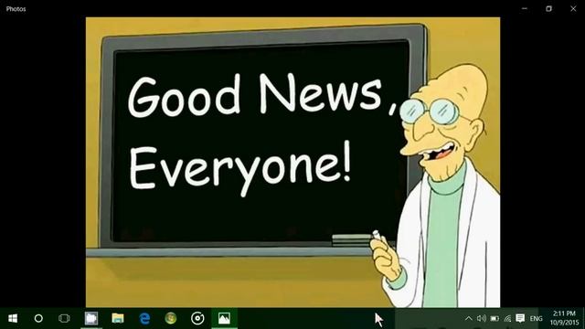 Windows 10 Good News Bad News for October 9th 2015 смотреть онлайн