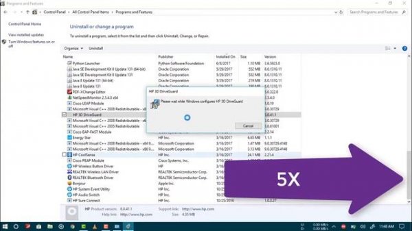 HP Accelerometer doesn't work on this version of windows !