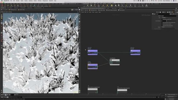 Houdini: Quixel Megascans workflow rendered with Redshift