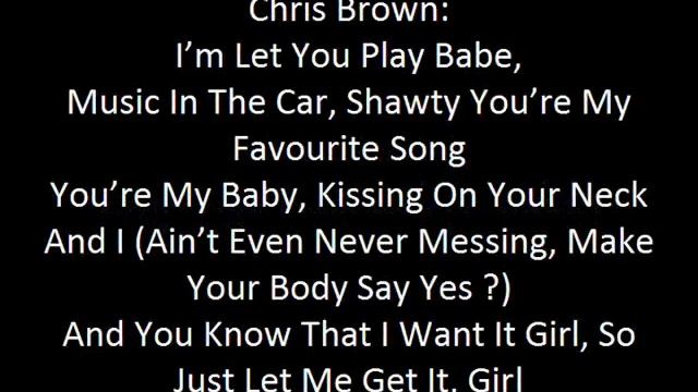 Chris Brown (Feat. K-Mac) - Number One with Lyrics on Screen смотреть онлайн