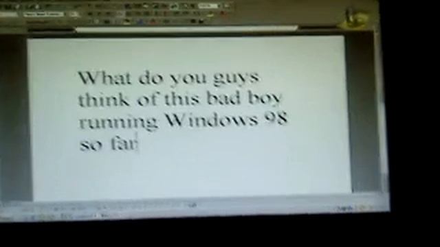 1999 HP (Hewlett Packard) Pavilion 6640c running Windows 98 SE смотреть онлайн