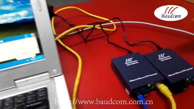 Fiber Media Converter Link Fault Pass Through LFP Demonstration