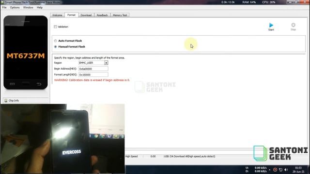 Evercoss U50C FRP Reset SP Flash Tool смотреть онлайн