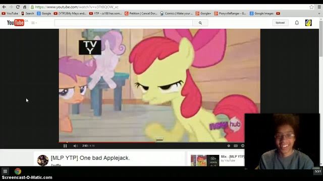 Reaction to MLP YTP One bad Applejack смотреть онлайн