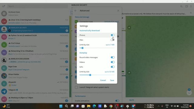 telegram auto downlode off kaise kare | how to stop auto downlode in telegram desktop | pc/mobile смотреть онлайн
