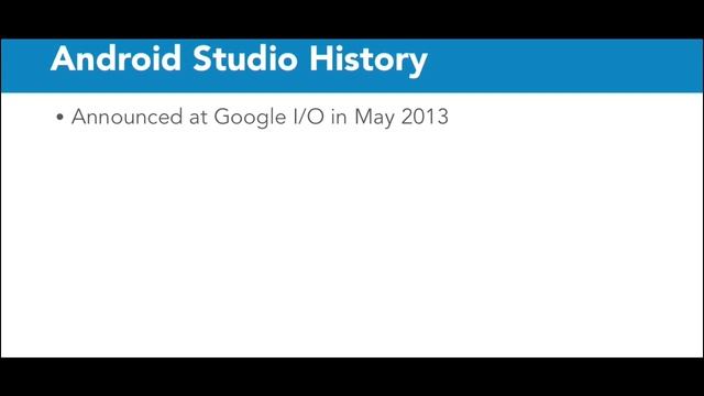 Android Studio and IntelliJ IDEA смотреть онлайн