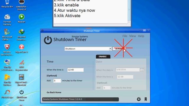 Cara Seting Timer Di windows 7 atau xp смотреть онлайн