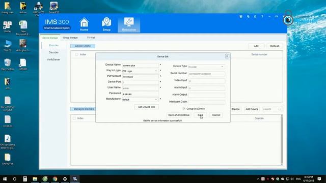 Xem camera HDPro trên máy tính bằng phần mềm IMS300 смотреть онлайн