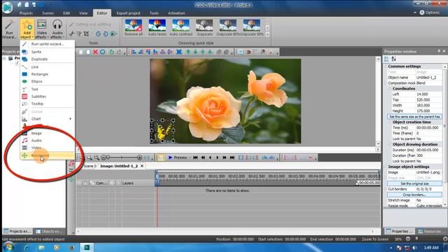 How to Png file Animate and moving text or other objects in VSDC Free Video Editor смотреть онлайн