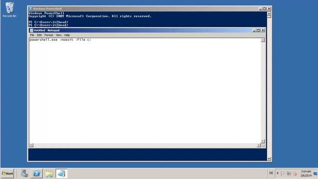 Starting Powershell Script From Batch File Step By Step смотреть онлайн