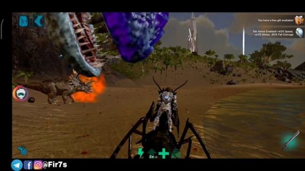 تحميل لعبة أرك موبايل مهكرة كلشي لا نهائي 🔥 ARK Mobile MOD MENU VIP