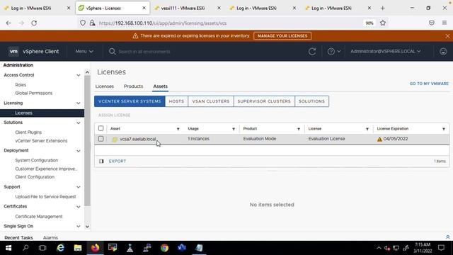 31 Assign-Add vSphere 7 (ESXi-vCenter) License смотреть онлайн