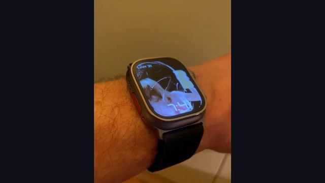 My new watch face for the Apple Watch Ultra… смотреть онлайн