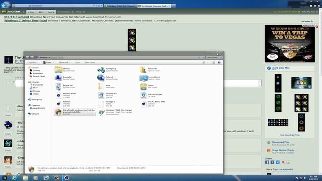 Customize Windows 7 - Part 1 - Change Start Button смотреть онлайн