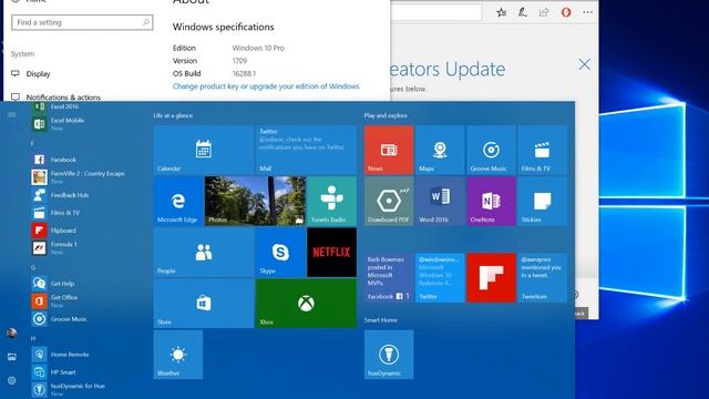 Hands on with Windows 10 Fall Creators Update Build 16288 смотреть онлайн