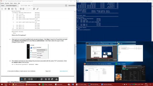 2.2.1.11 Lab - Using Windows PowerShell смотреть онлайн