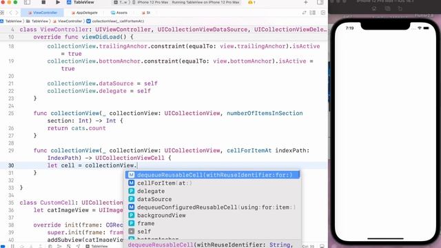 UICollectionView with Custom Cell in Swift Programmatically смотреть онлайн