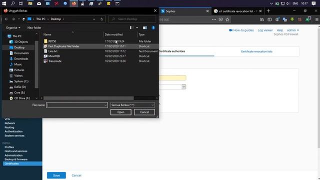 Review Upload CA (Certificate Authorities) - Sophos XG Firewall смотреть онлайн