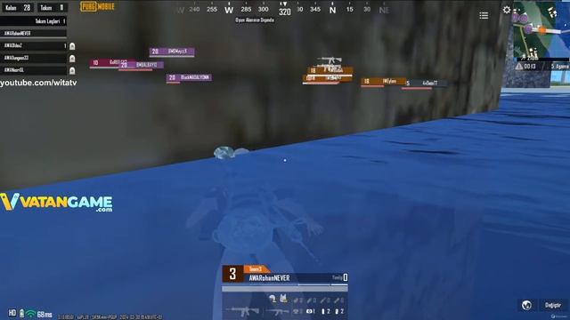 VATANGAME RAMAZAN PUBG M TURNUVASI YARI FİNAL D GRUBU смотреть онлайн