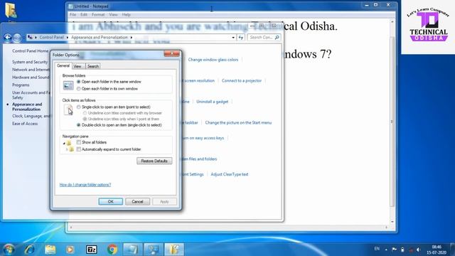 How to show/view hidden files and folders in windows 7 ||Learn Windows 7|| Windows 7 Folder Tips|| смотреть онлайн