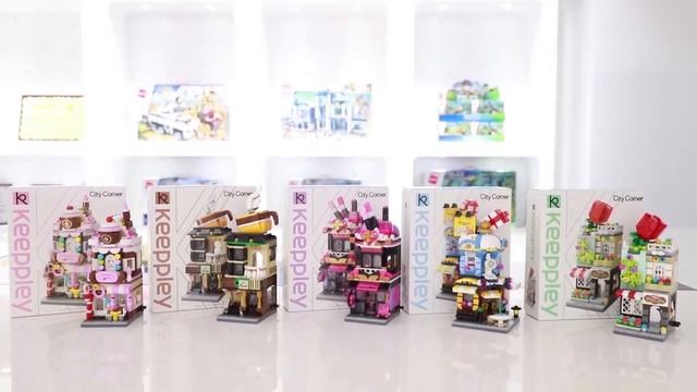 Qman Keepplay City Corner C0101 C0102 C0103 C0104 C0105 Building Block