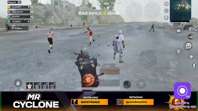 Rank Push Day 1 | Road To Leaderboard | iphone 12 | BGMI Live | YouTube CYCLONE смотреть онлайн