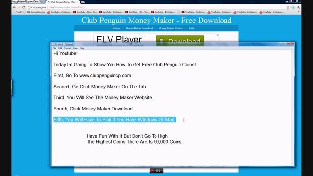 Club Penguin Coin Maker WINDOWS+MAC! 2012 Proof In Description! смотреть онлайн