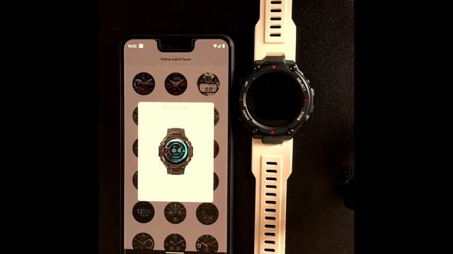 Amazfit T-Rex and GTR Custom Watchface смотреть онлайн