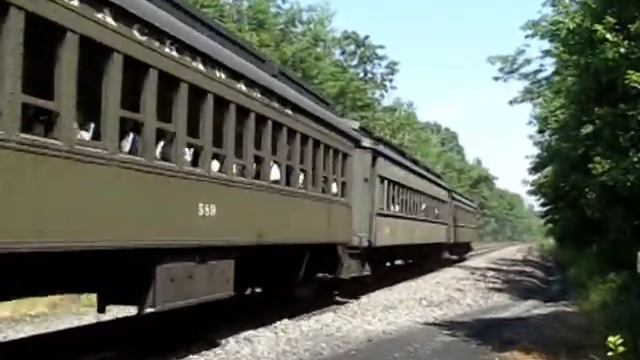 Steam and diesel FP7 to DWG Founders Day смотреть онлайн