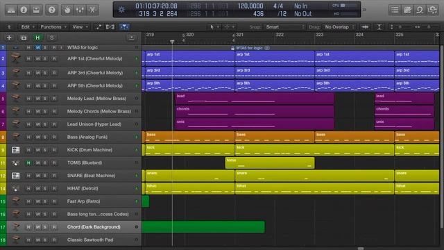 Cinematic Synth Song - Logic Pro X смотреть онлайн