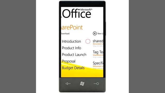 Windows Phone 7 Office Hub - by frogz.fr смотреть онлайн